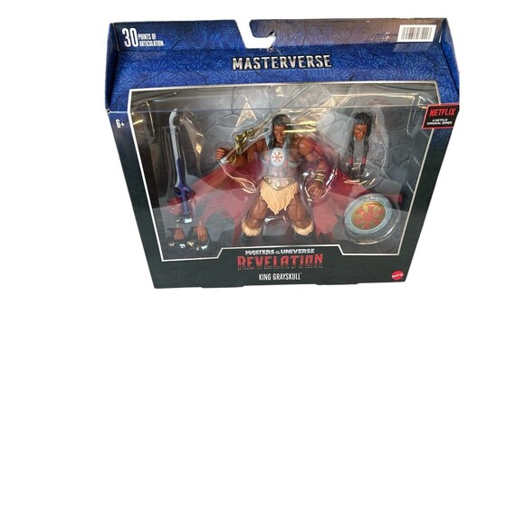 Masters Of The Universe Masterverse Revelation King Grayskull Deluxe Figure - Picture 1 of 14